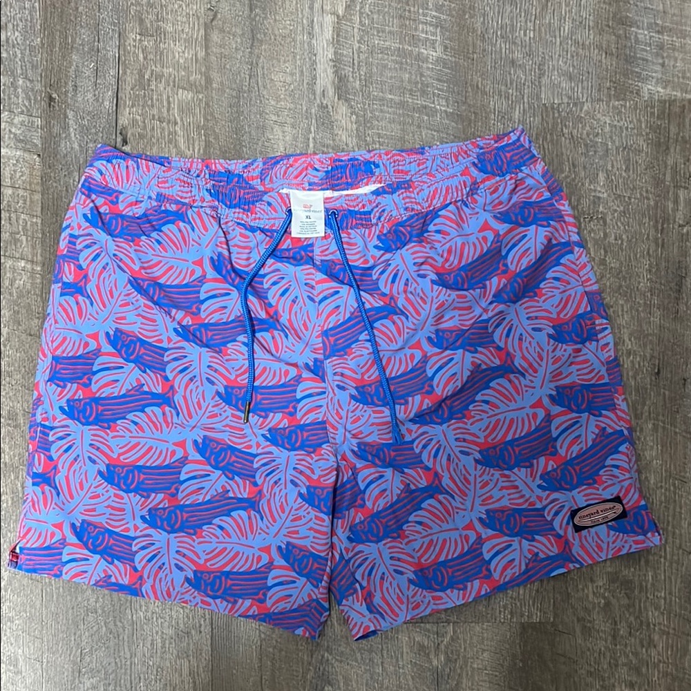 Vineyard Vines Patterned Swim Trunks